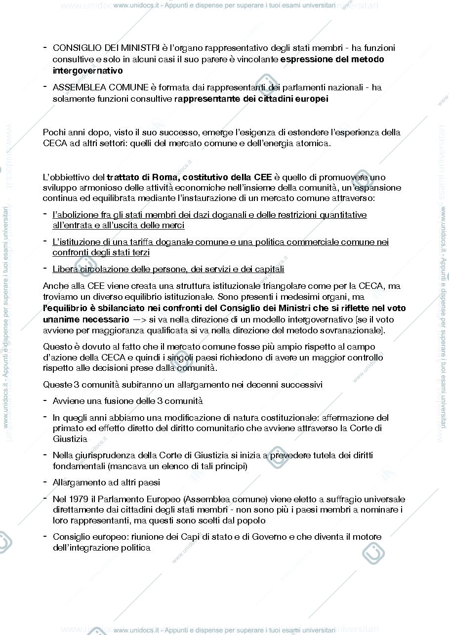 Anteprima pagina 2 — Appunti di diritto costituzionale italiano e europeo