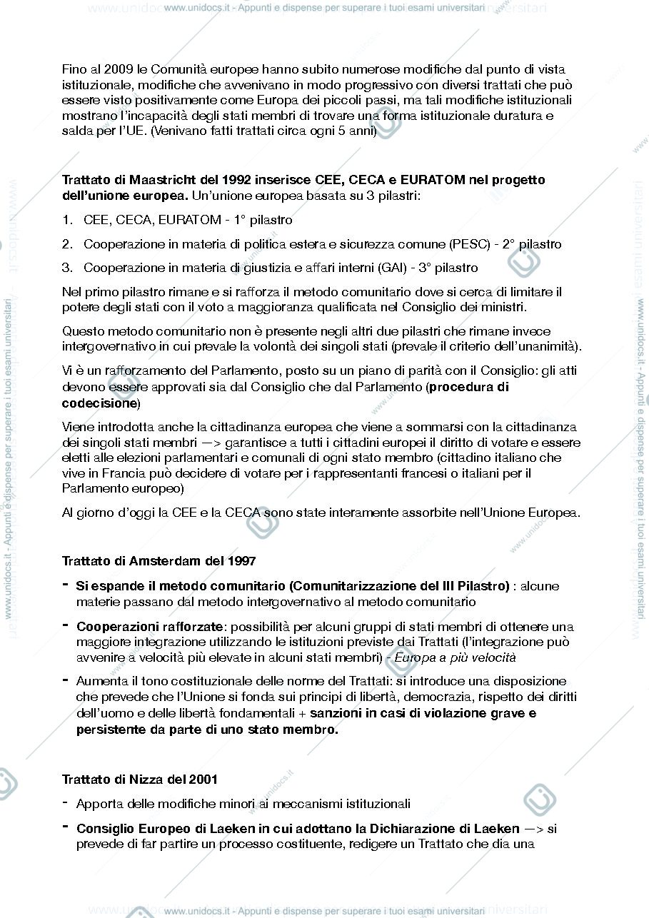 Anteprima pagina 3 — Appunti di diritto costituzionale italiano e europeo