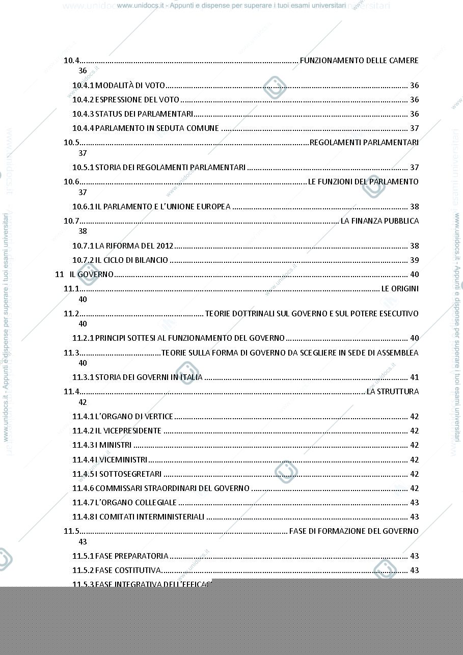 Anteprima pagina 4 — Diritto Costituzionale parte 1 - appunti bocconi 