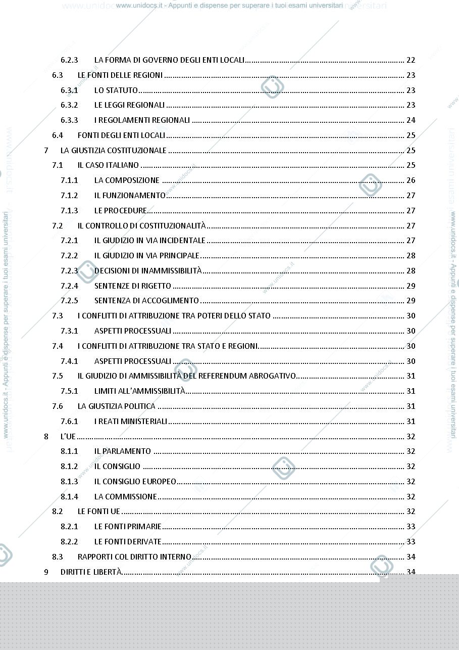Anteprima pagina 3 — Diritto costituzionale - seconda parte - appunti bocconi