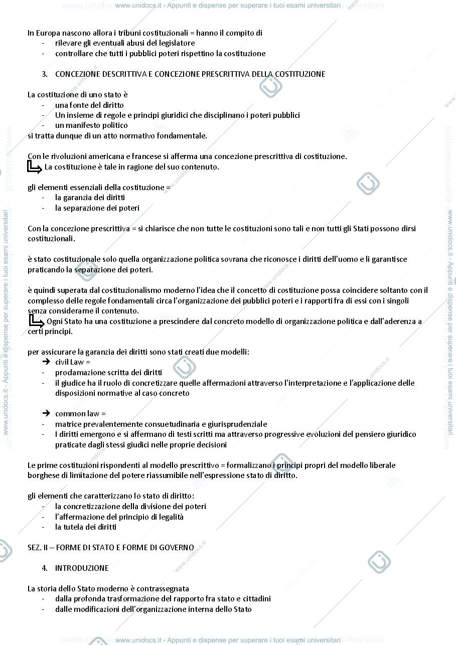 Anteprima pagina 3 — diritto costituzionale (of 2)