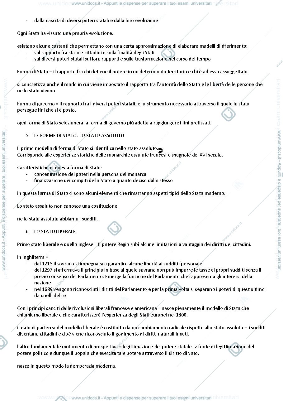 Anteprima pagina 4 — diritto costituzionale (of 2)