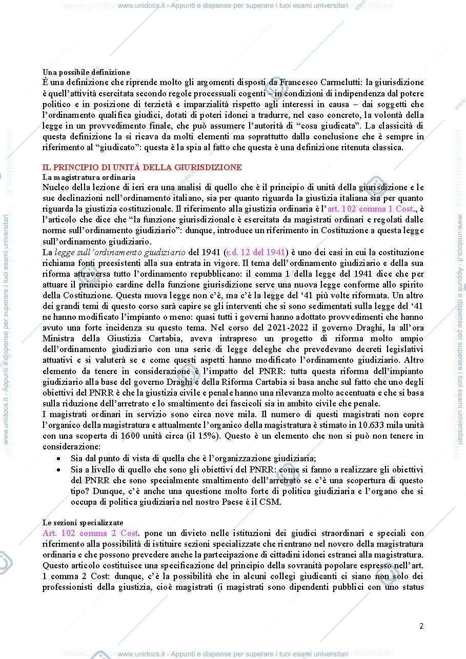 Anteprima pagina 2 — Diritto Costituzionale Speciale