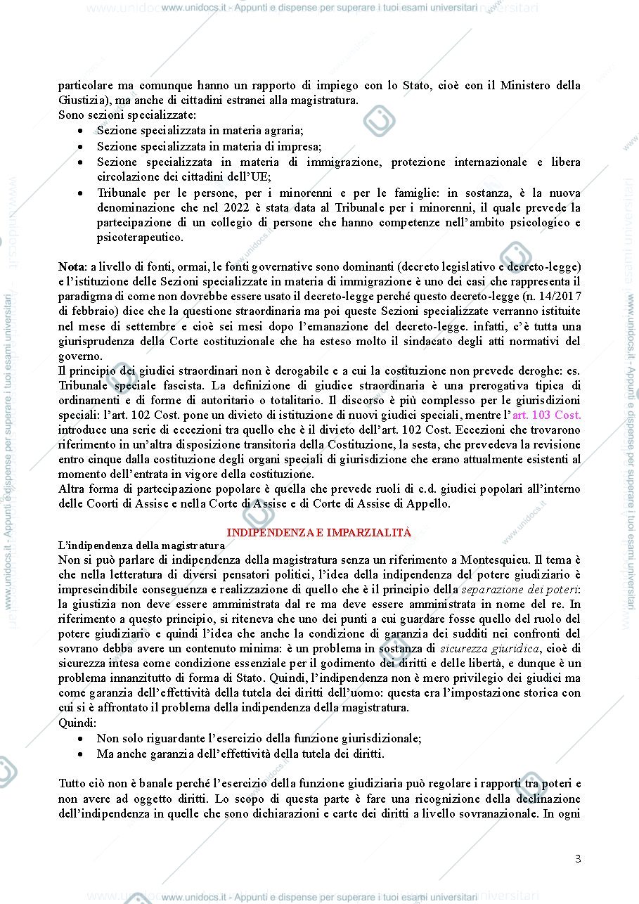 Anteprima pagina 3 — Diritto Costituzionale Speciale