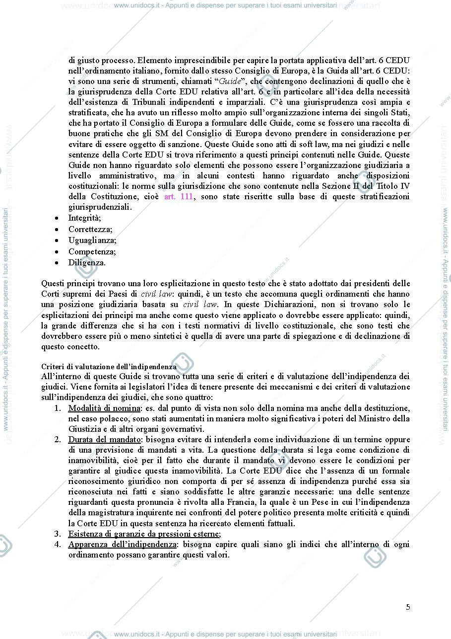 Anteprima pagina 5 — Diritto Costituzionale Speciale