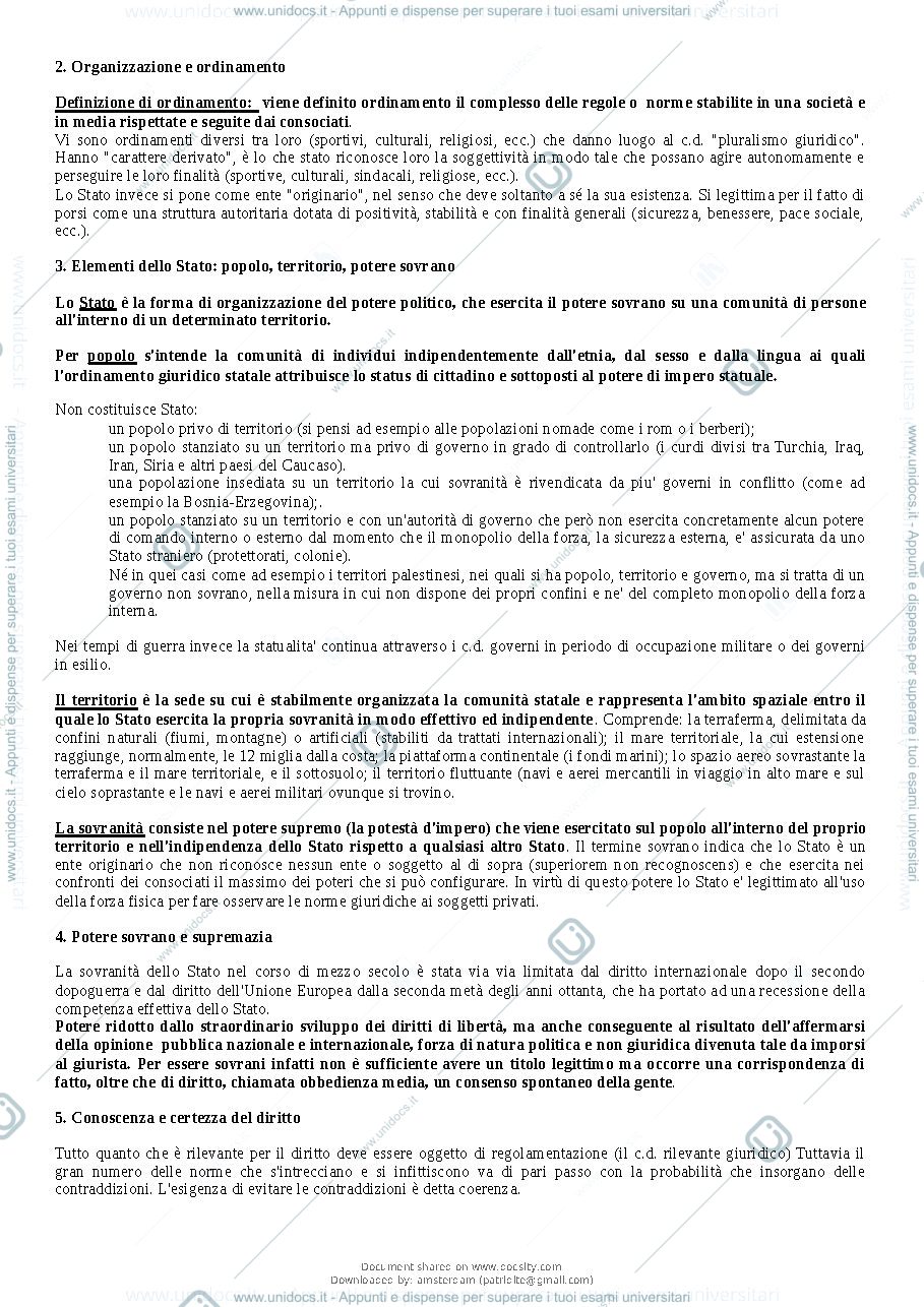 Anteprima pagina 2 — Diritto Costituzionale