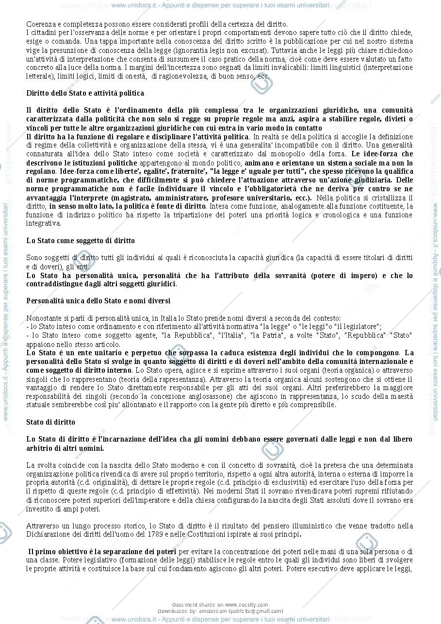 Anteprima pagina 3 — Diritto Costituzionale