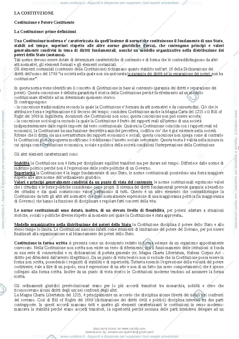 Anteprima pagina 5 — Diritto Costituzionale