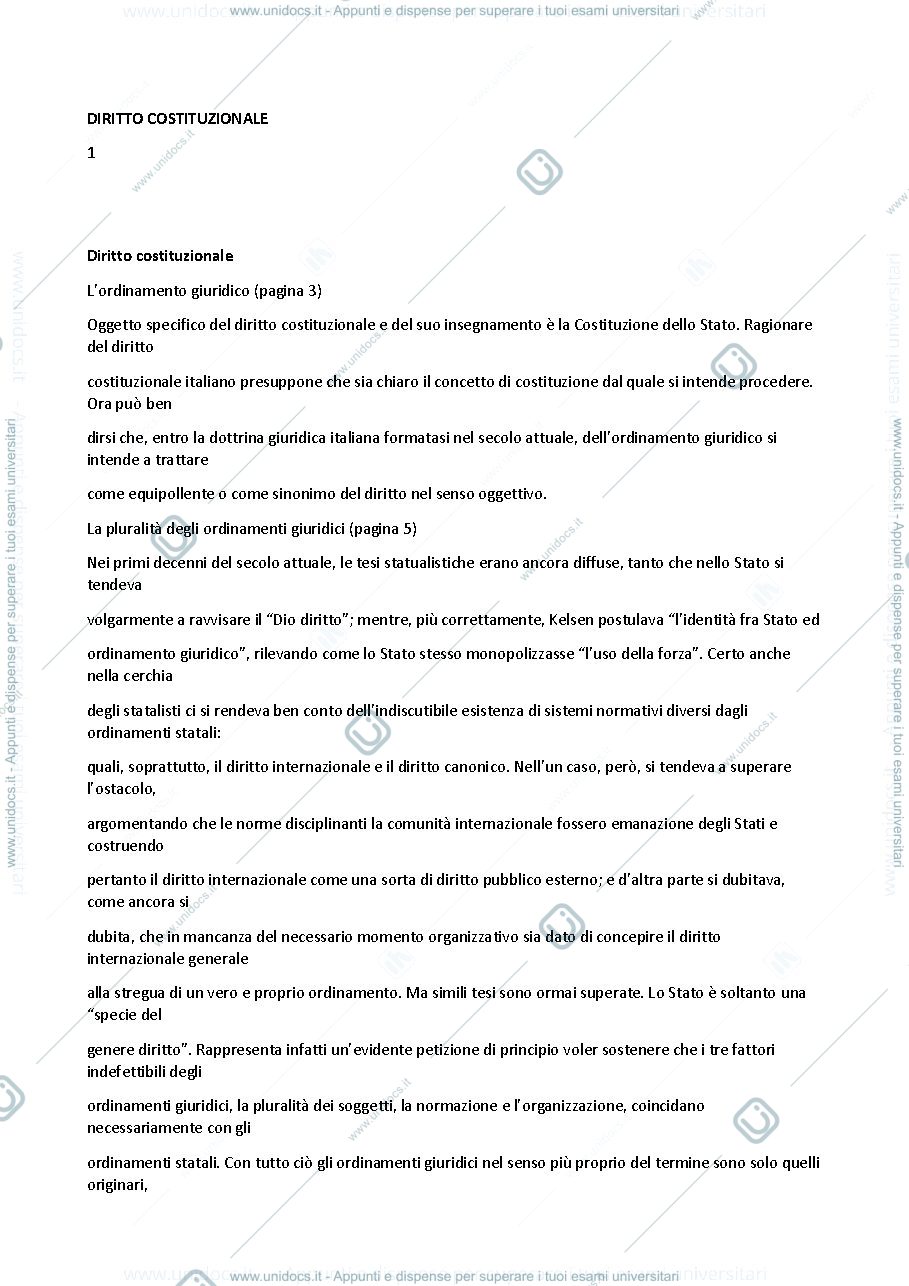 Anteprima pagina 1 — costituzionale