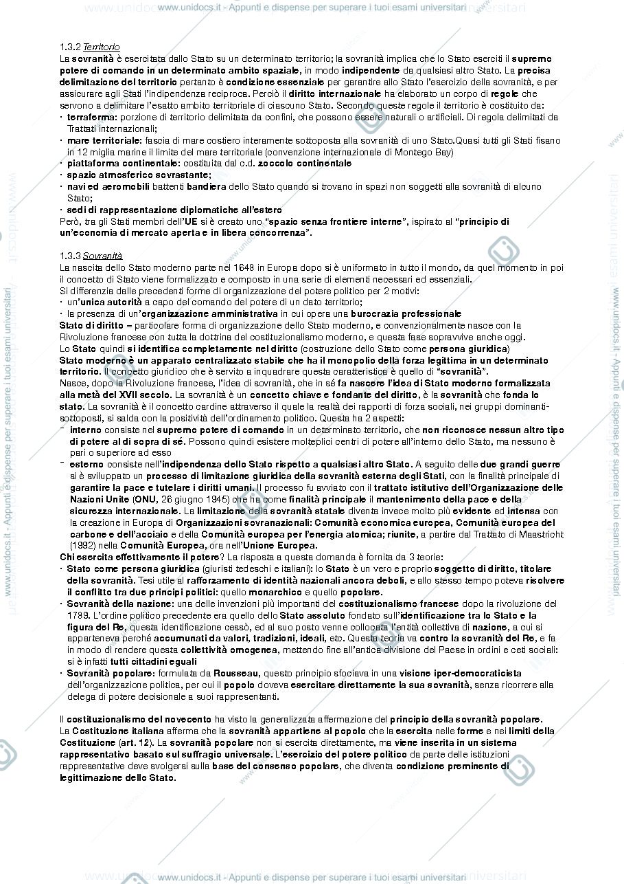 Anteprima pagina 2 — Diritto Costituzionale