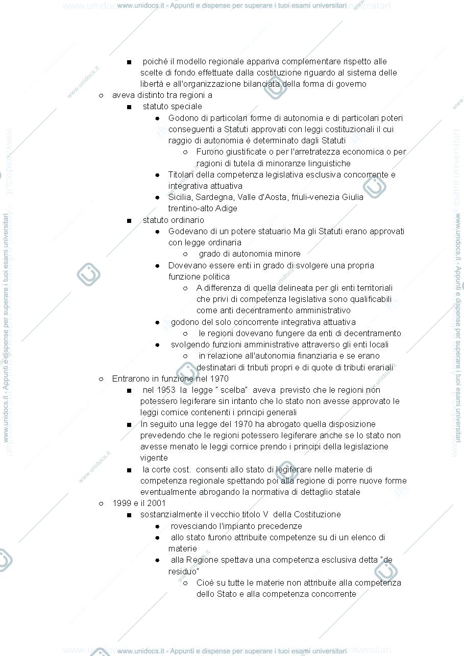Anteprima pagina 2 — Prima parte diritto costituzionale 