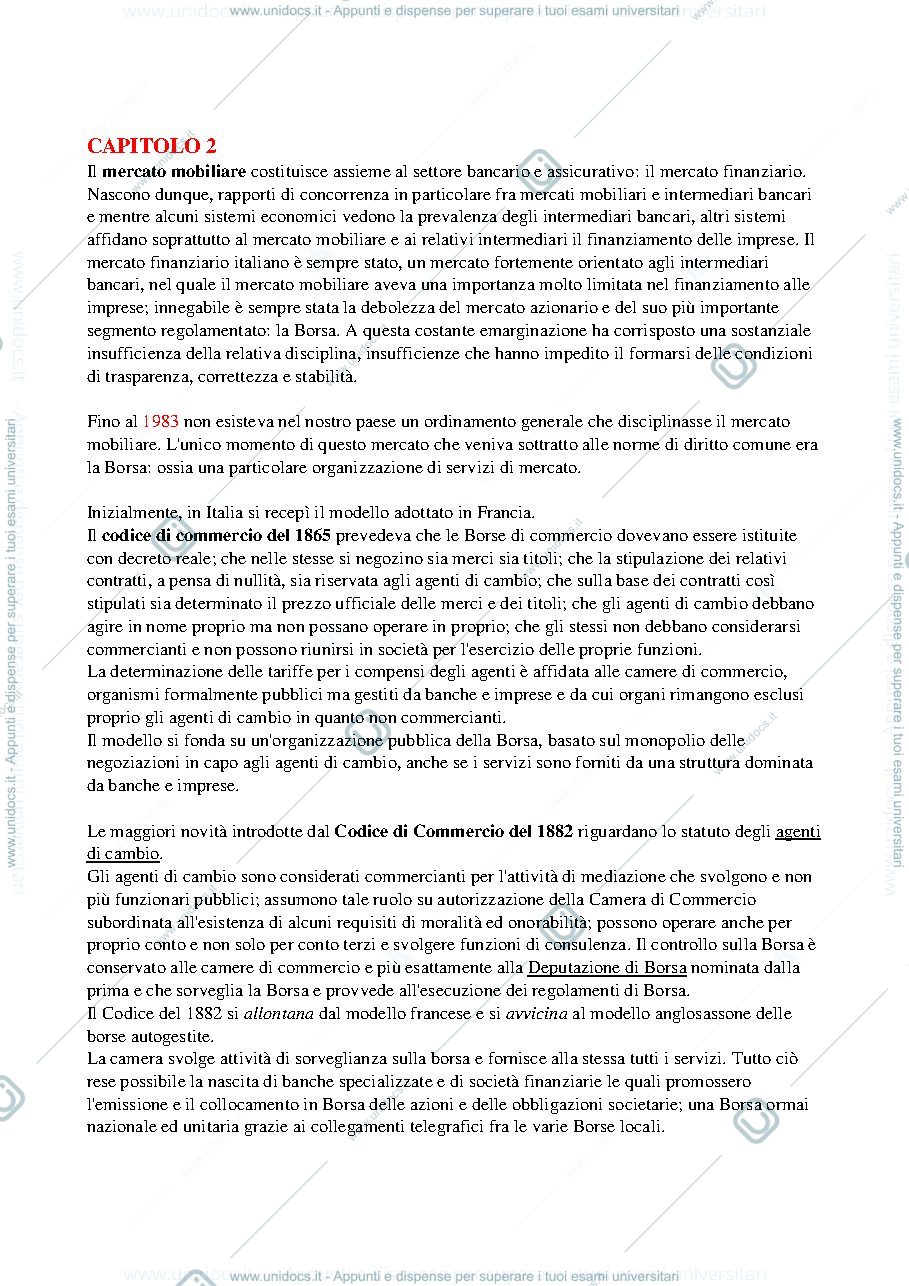 Anteprima pagina 4 — Appunti diritto degli intermediari (in particolare parte del corso sulle società quotate)
