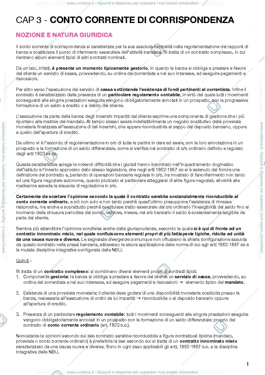 Anteprima pagina 1 — riassunto contratti