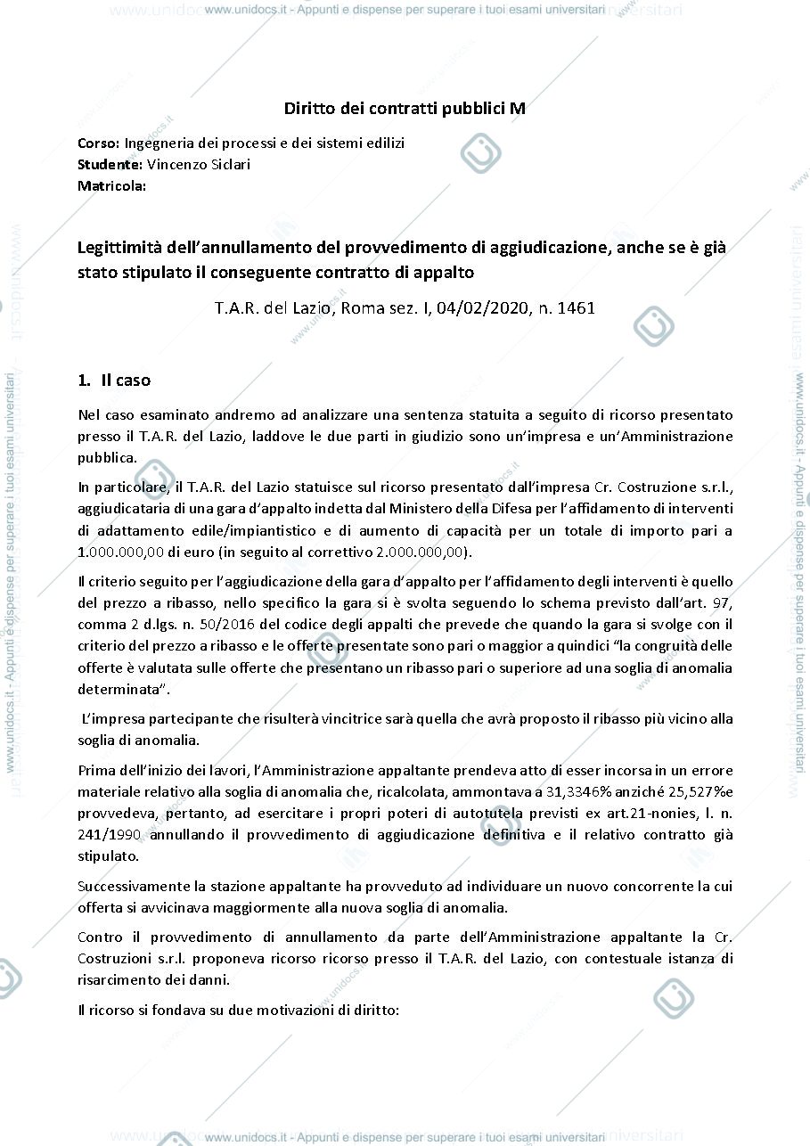 Anteprima pagina 1 — prova intermedia-estratto sentenza