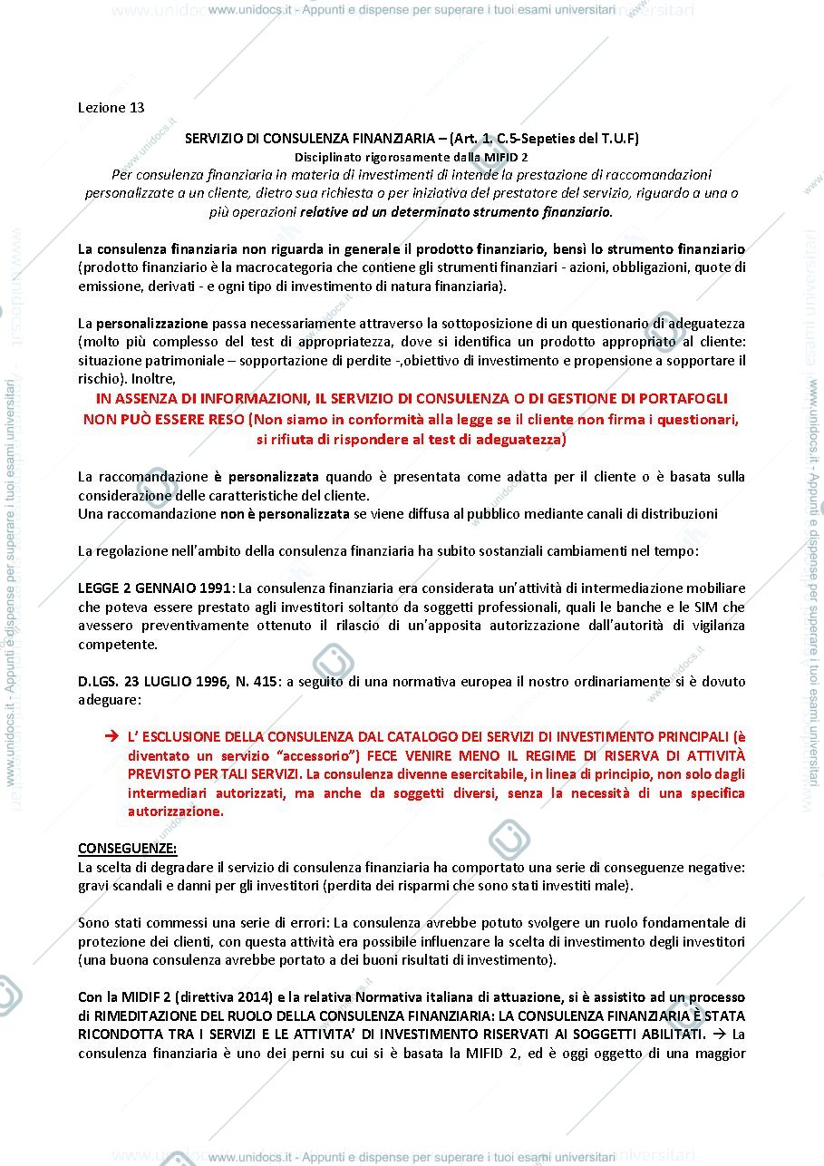 Anteprima pagina 1 — seconda parte appunti per secondo parziale