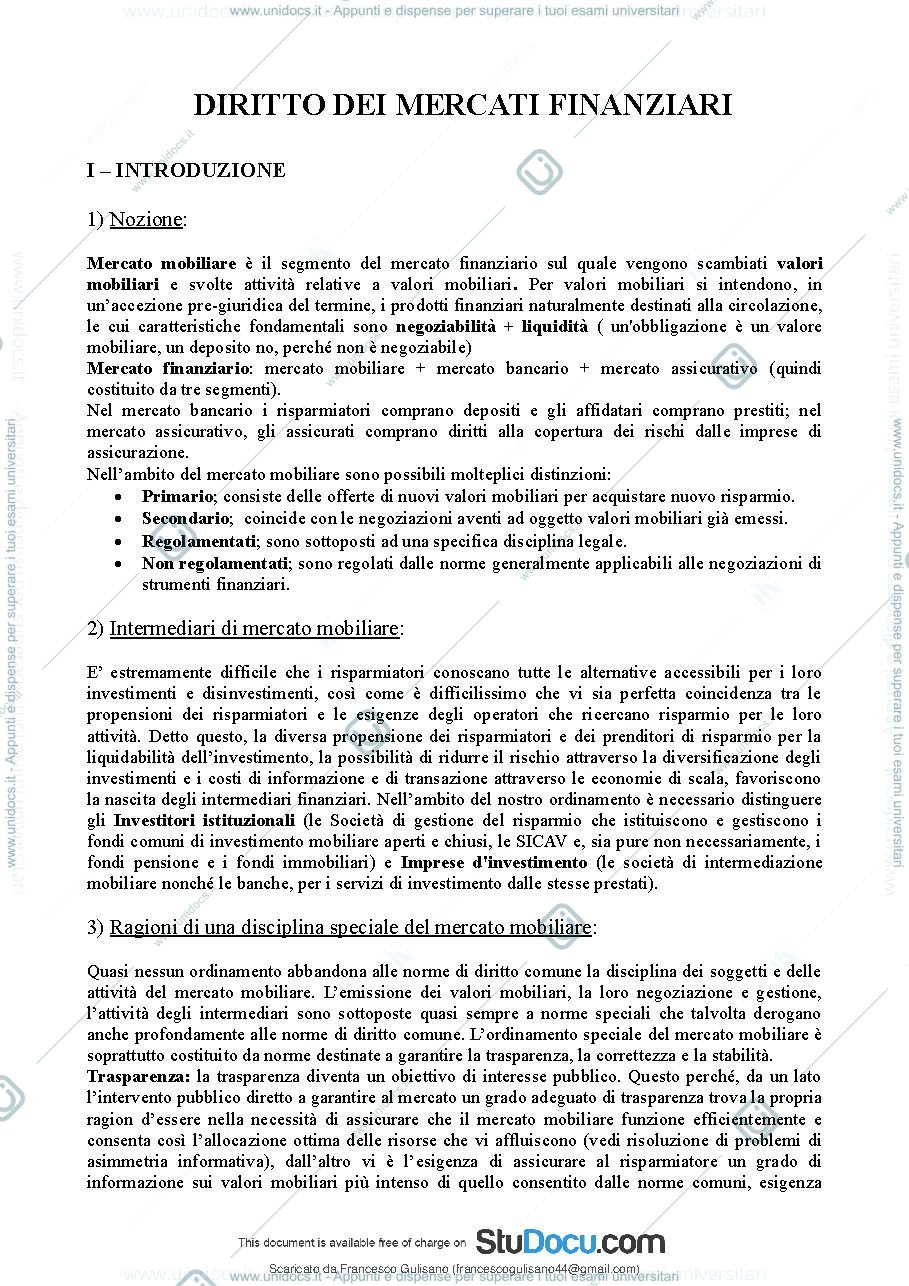 Anteprima pagina 2 — Riassunto costi