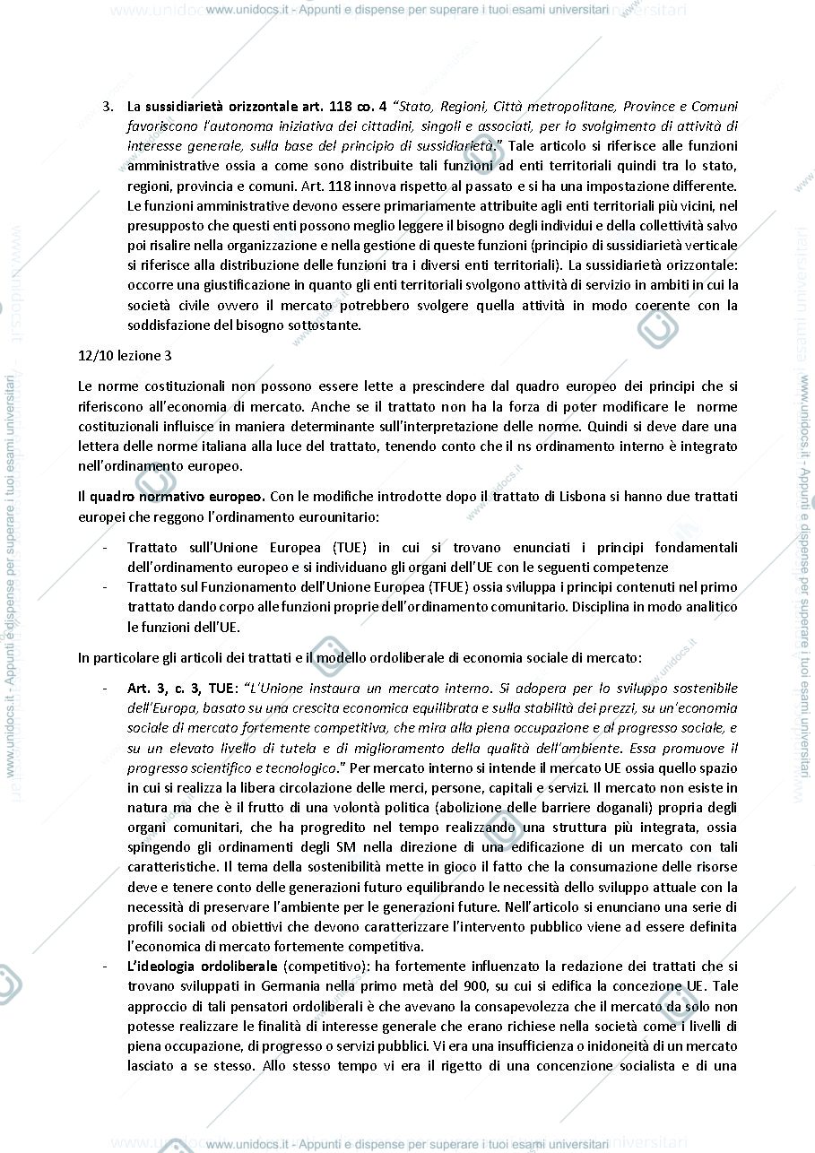 Anteprima pagina 4 — Appunti di Diritto dei servizi di Pubbliche Utilità 