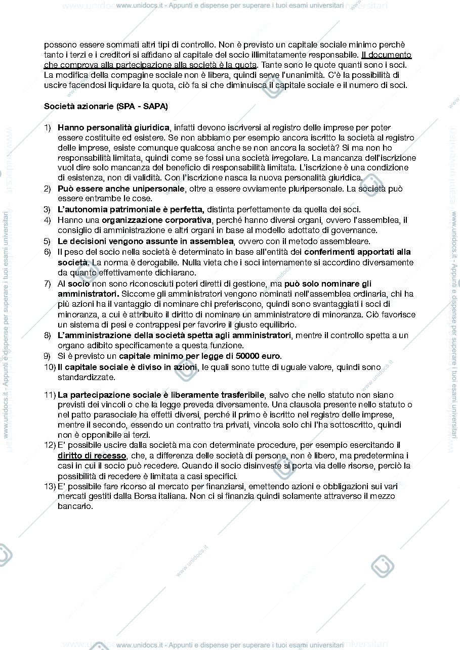 Anteprima pagina 2 — Diritto del governo di impresa 