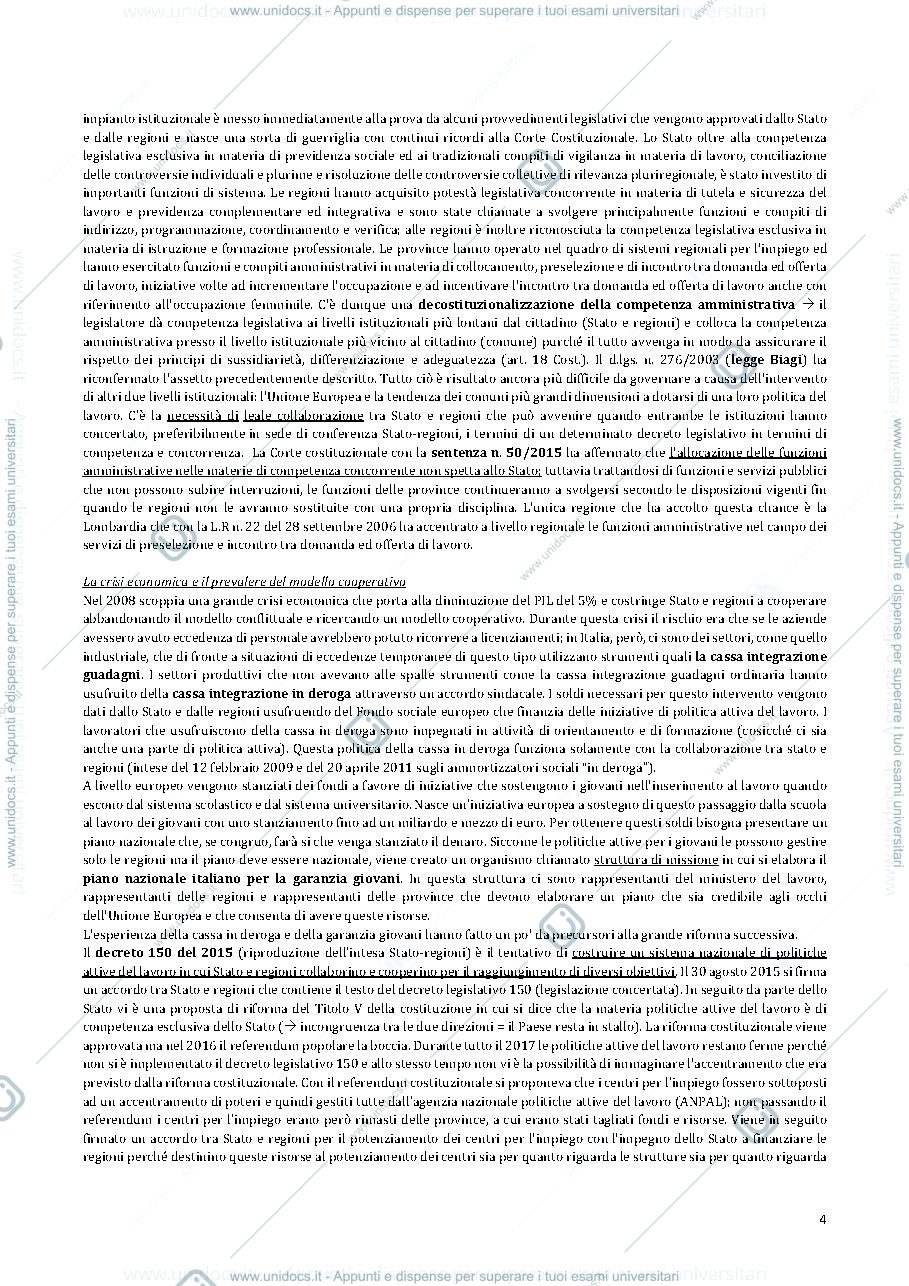 Anteprima pagina 4 — diritto del lavoro