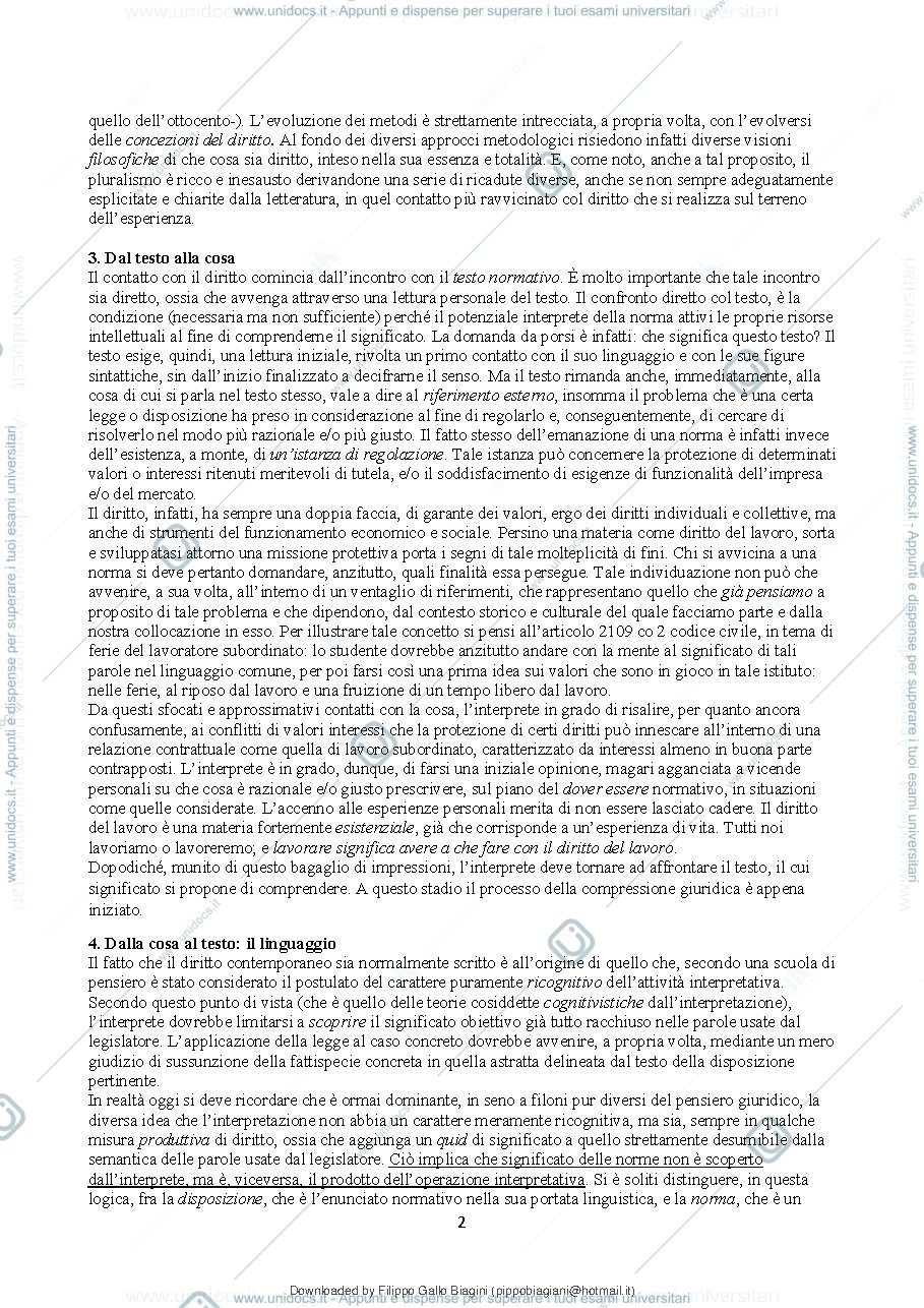 Anteprima pagina 3 — Diritto del lavoro