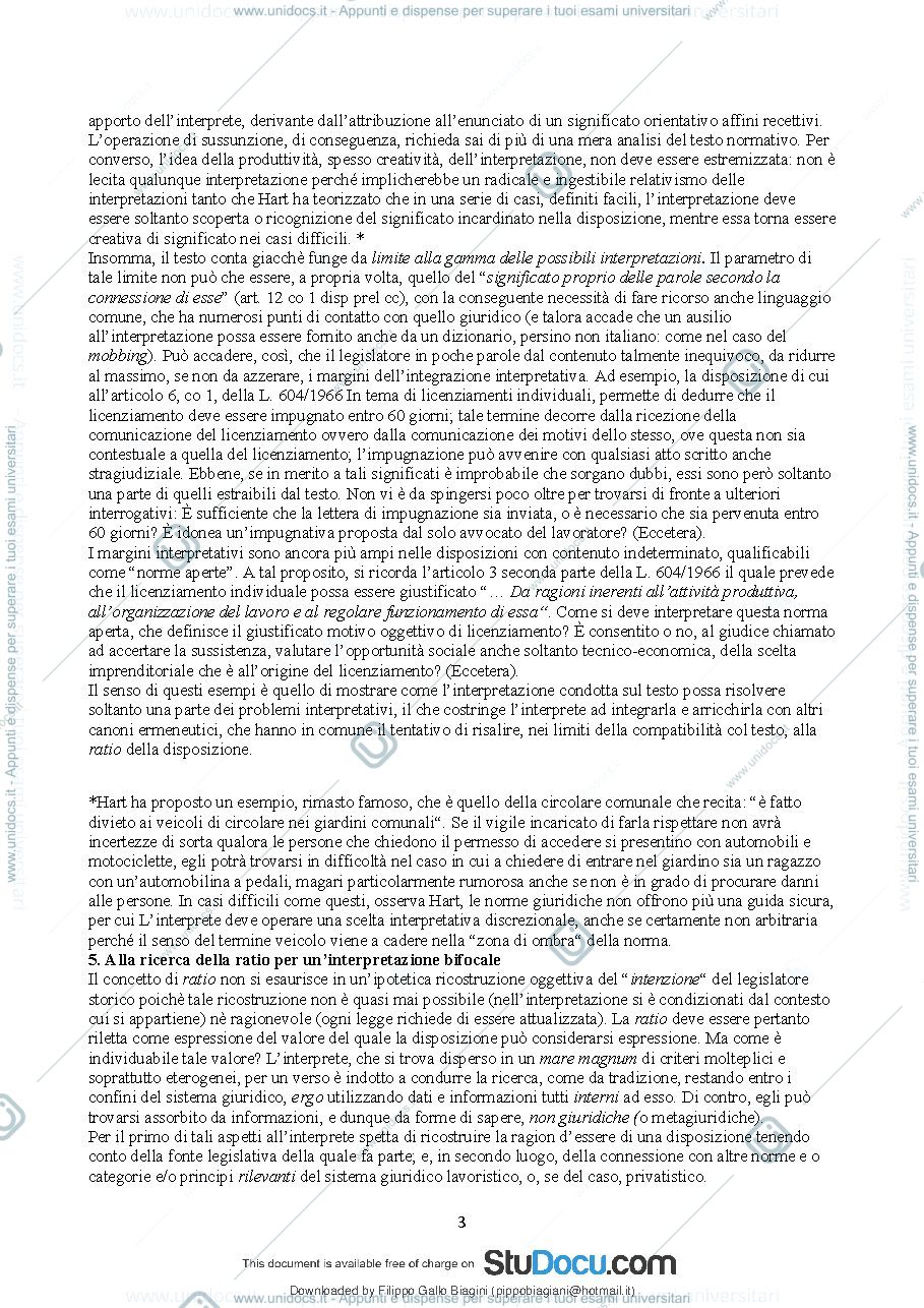 Anteprima pagina 4 — Diritto del lavoro