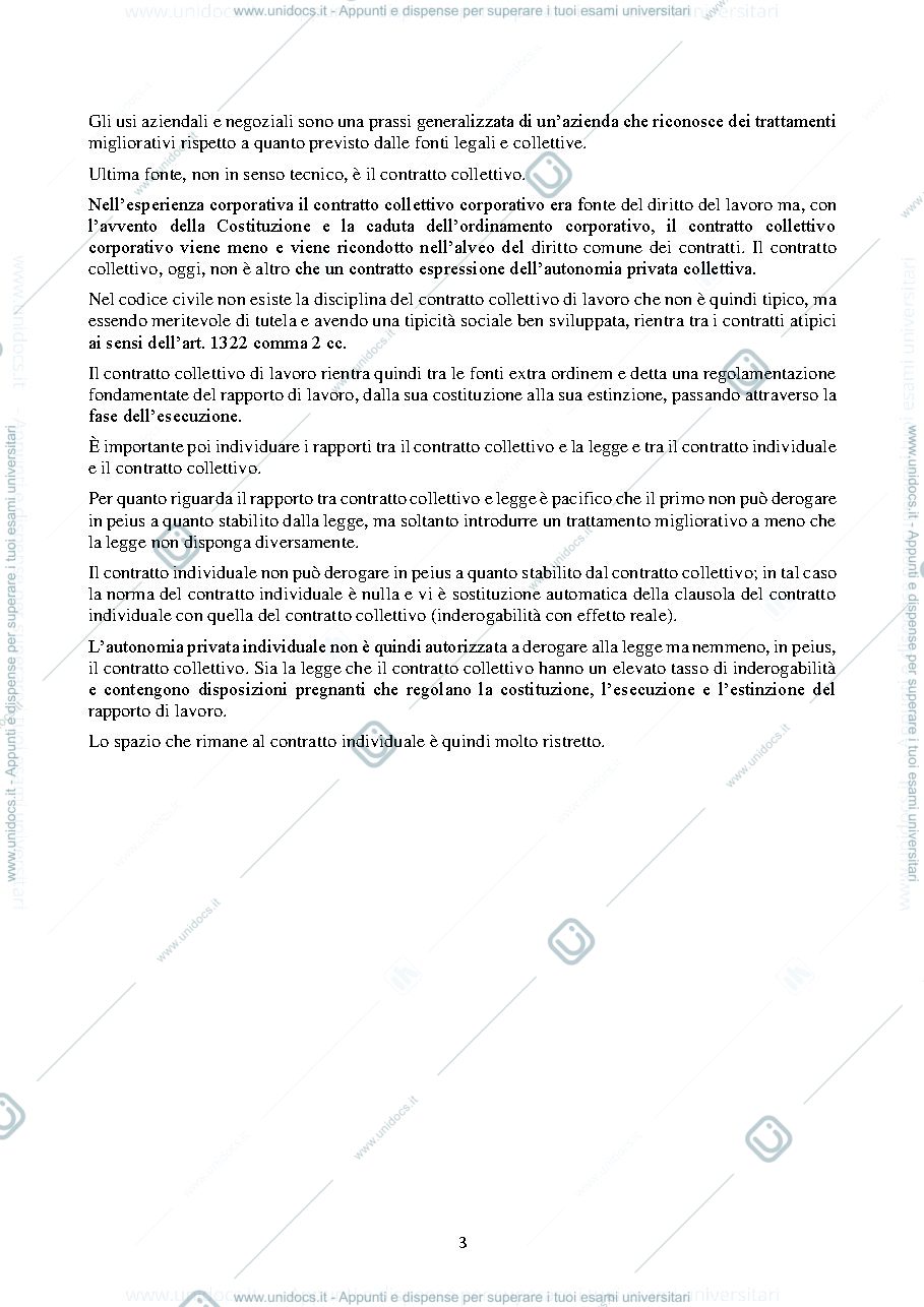 Anteprima pagina 3 — Diritto del lavoro