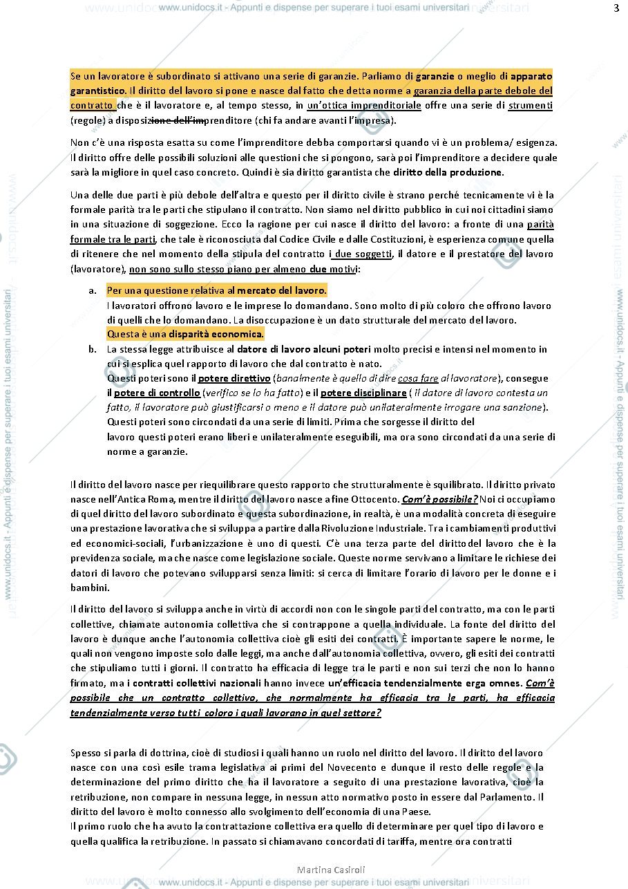 Anteprima pagina 3 — dispensa diritto del lavoro