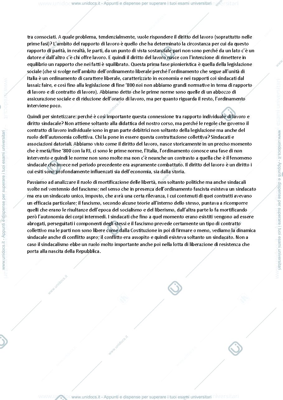 Anteprima pagina 2 — APPUNTI DI DIRITTO DEL LAVORO 