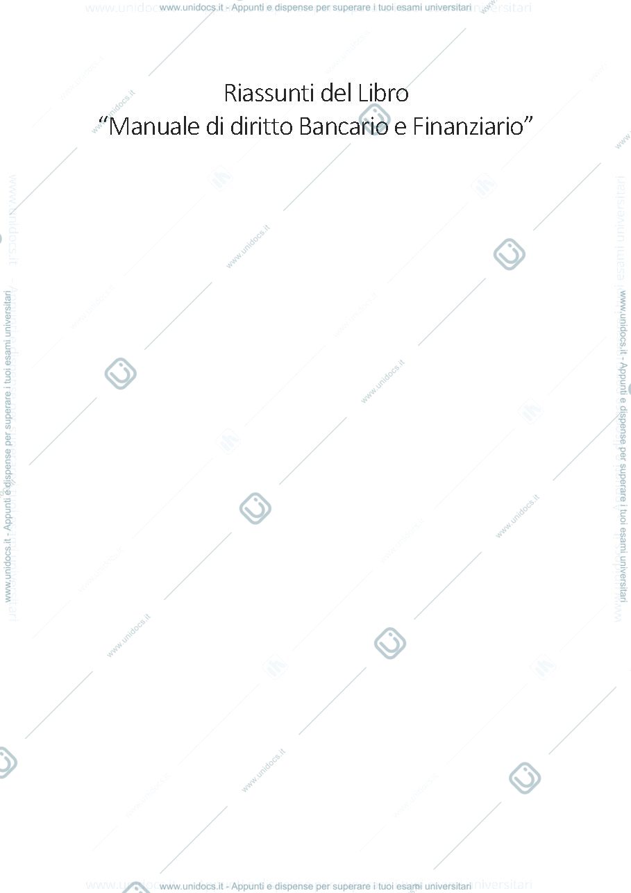 Anteprima pagina 1 — Riassunto diritto 