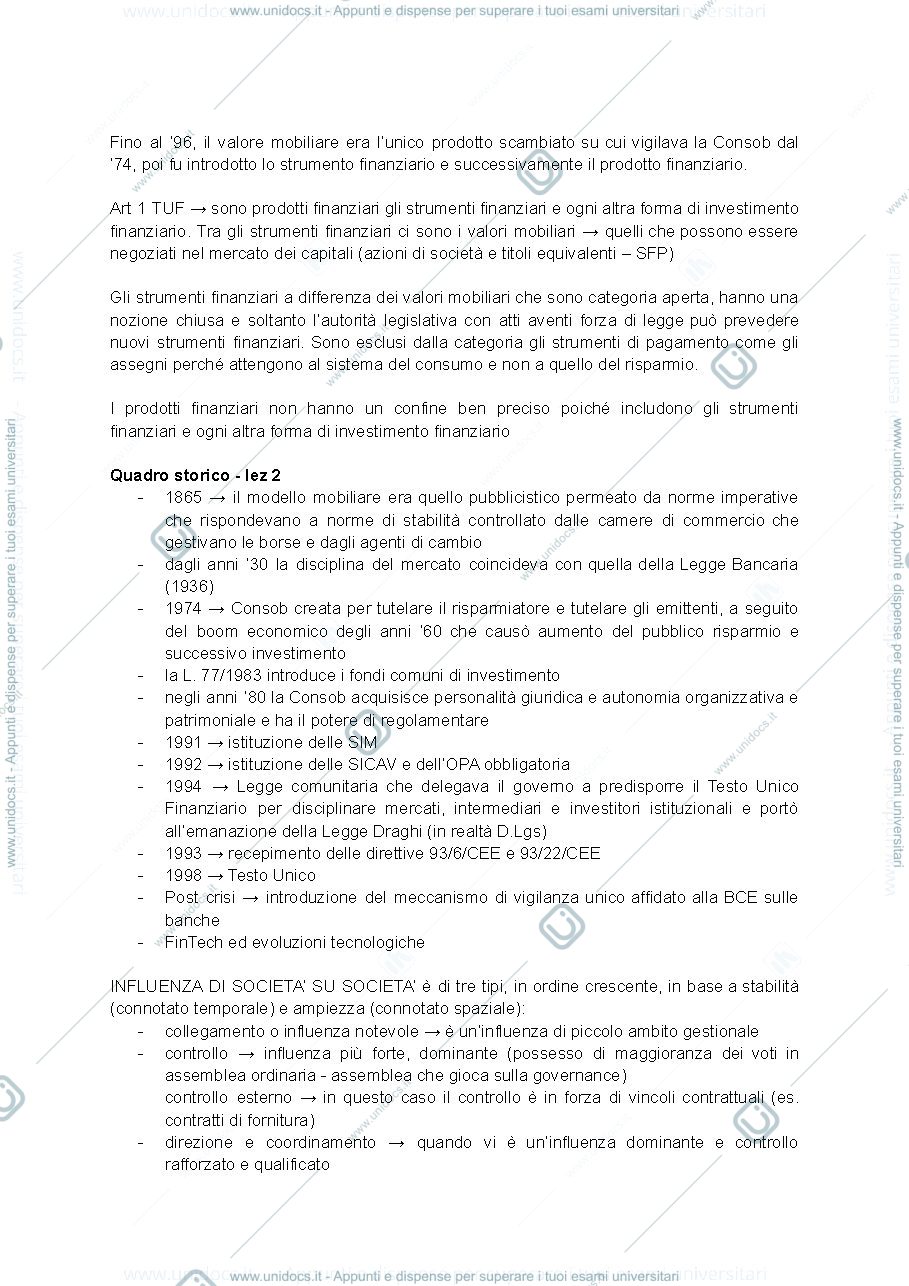 Anteprima pagina 2 — Diritto emittenti, intermediari e mercati finanziari