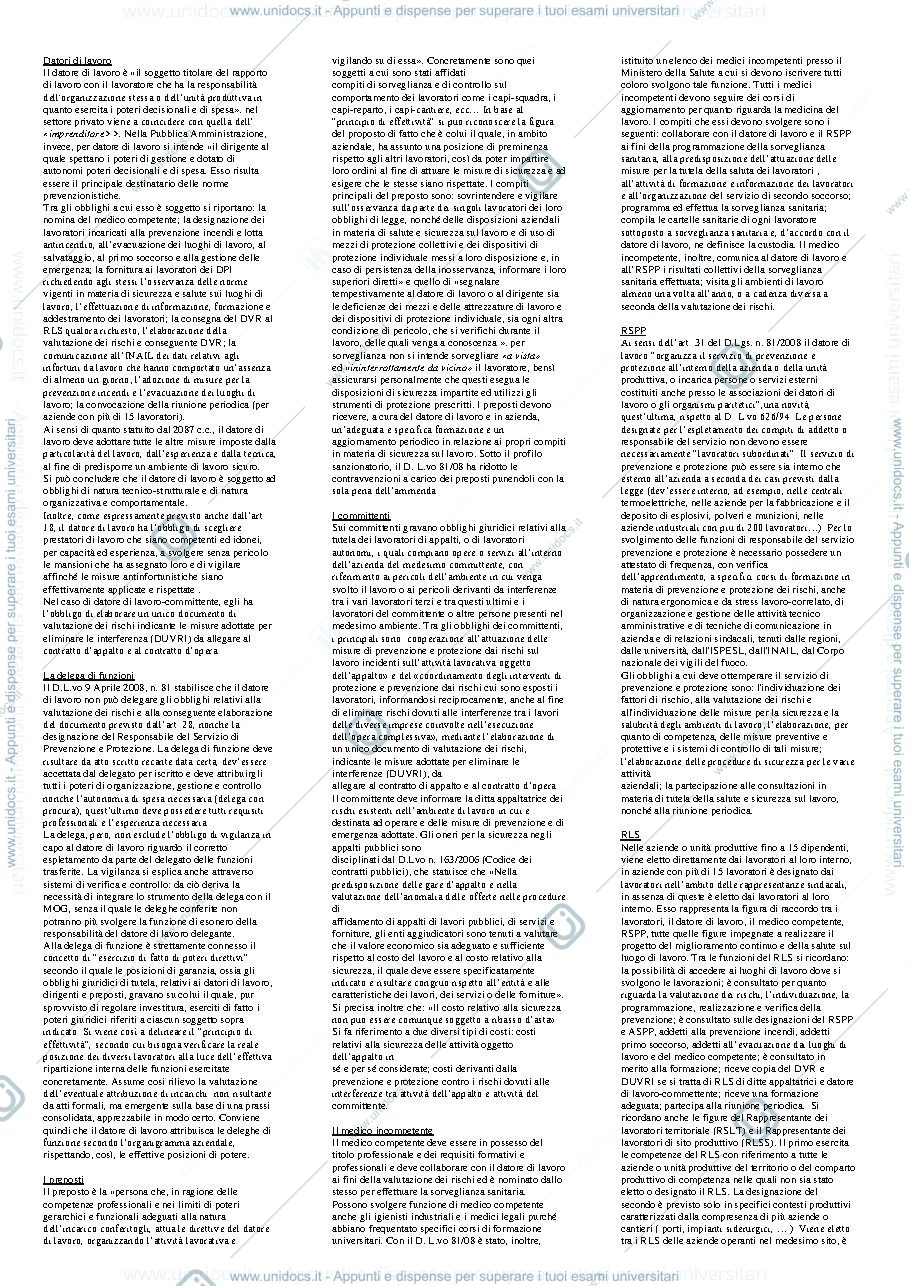 Anteprima pagina 1 — Riassuntini
