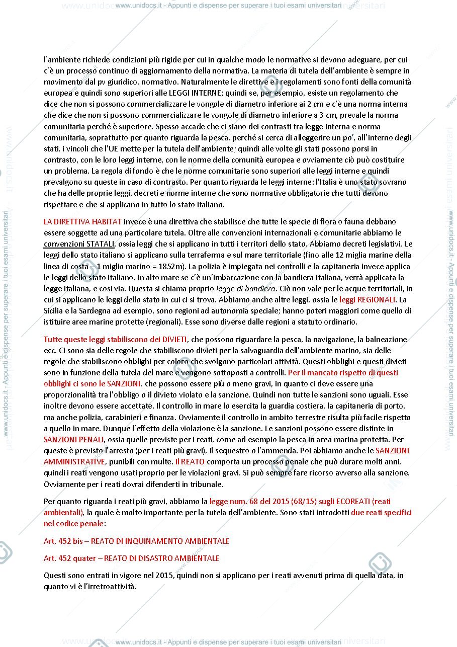 Anteprima pagina 3 — diritto dell'ambiente marino