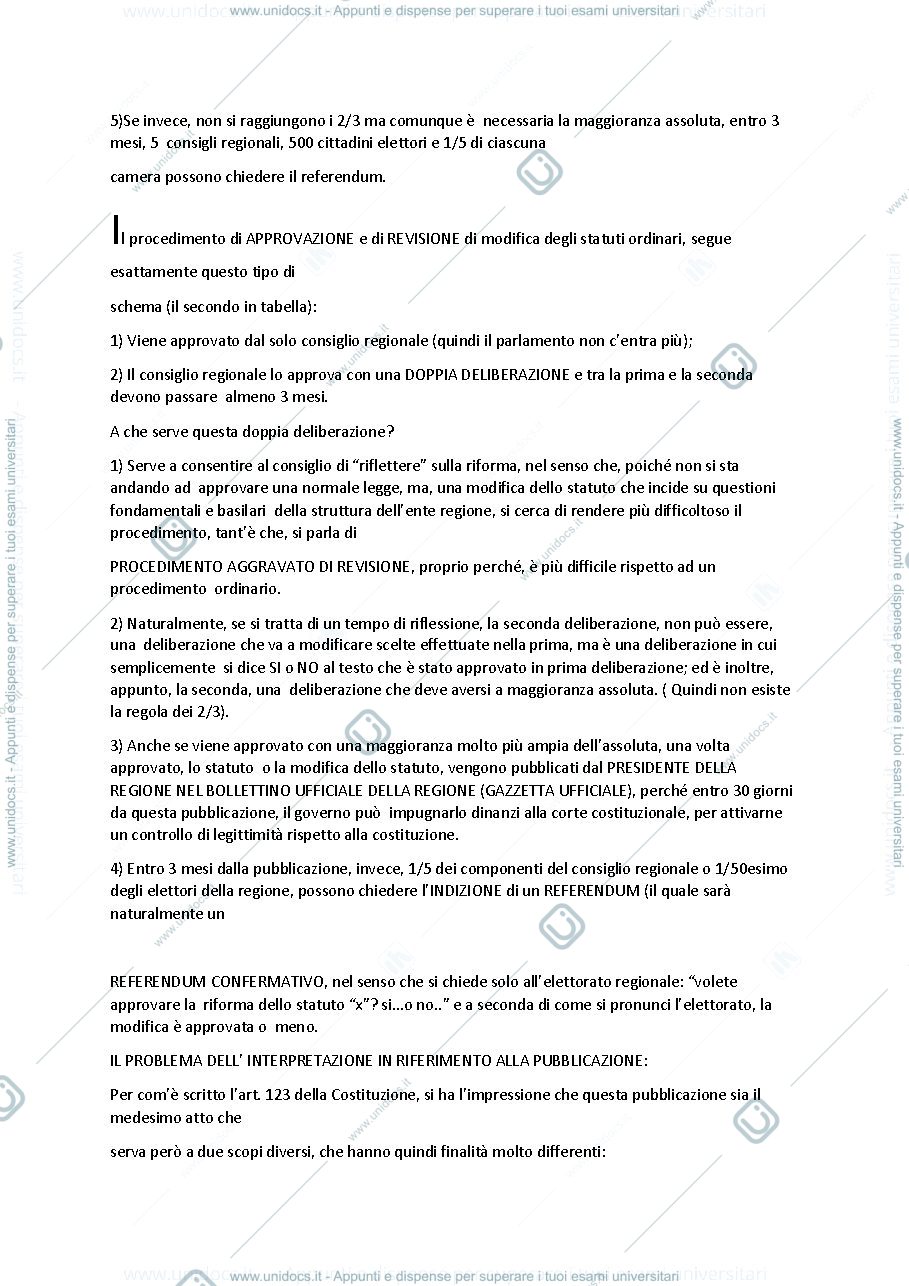 Anteprima pagina 3 — Appunti diritto regionale