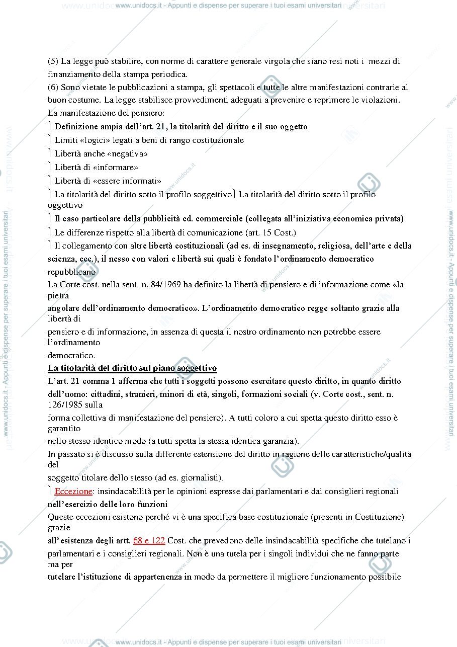 Anteprima pagina 2 — Prima parte diritto delle comunicazioni