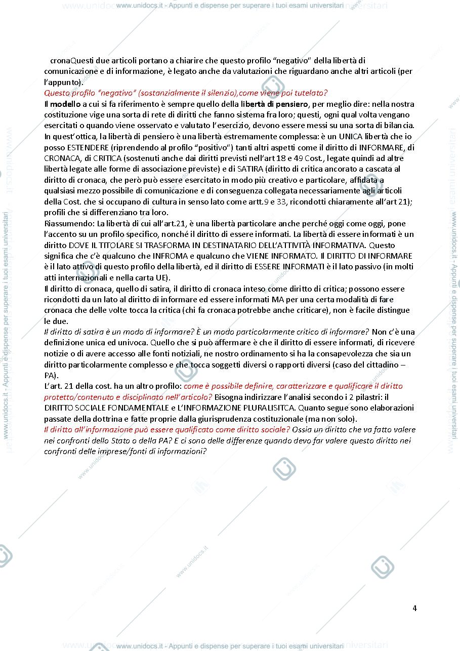 Anteprima pagina 4 — Diritto delle Comunicazioni