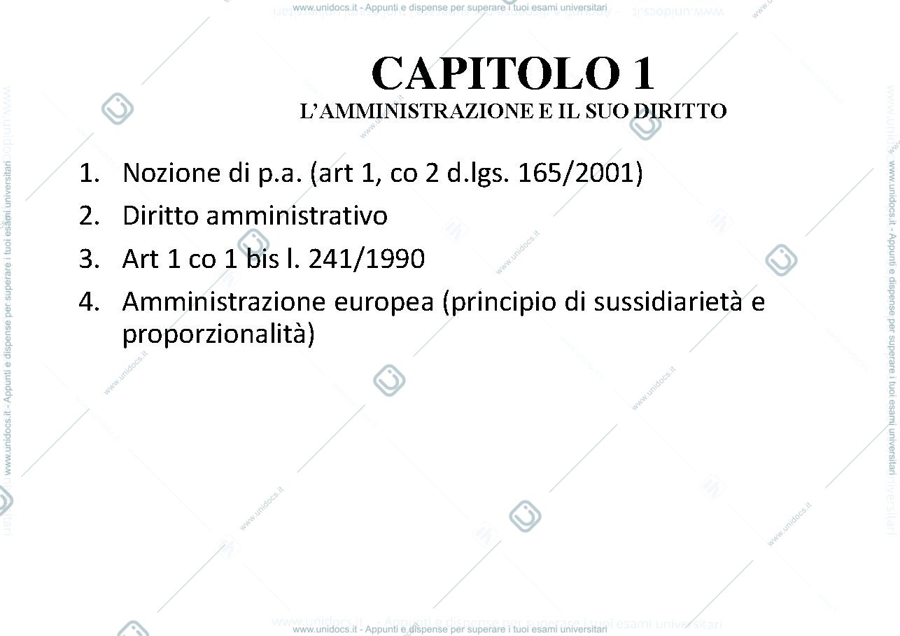Anteprima pagina 2 — Schemi diritto amministrativo
