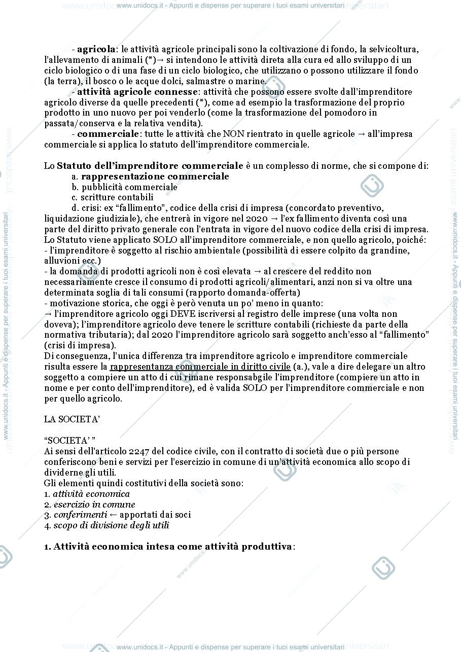 Anteprima pagina 2 — Appunti Diritto delle società di capitali 
