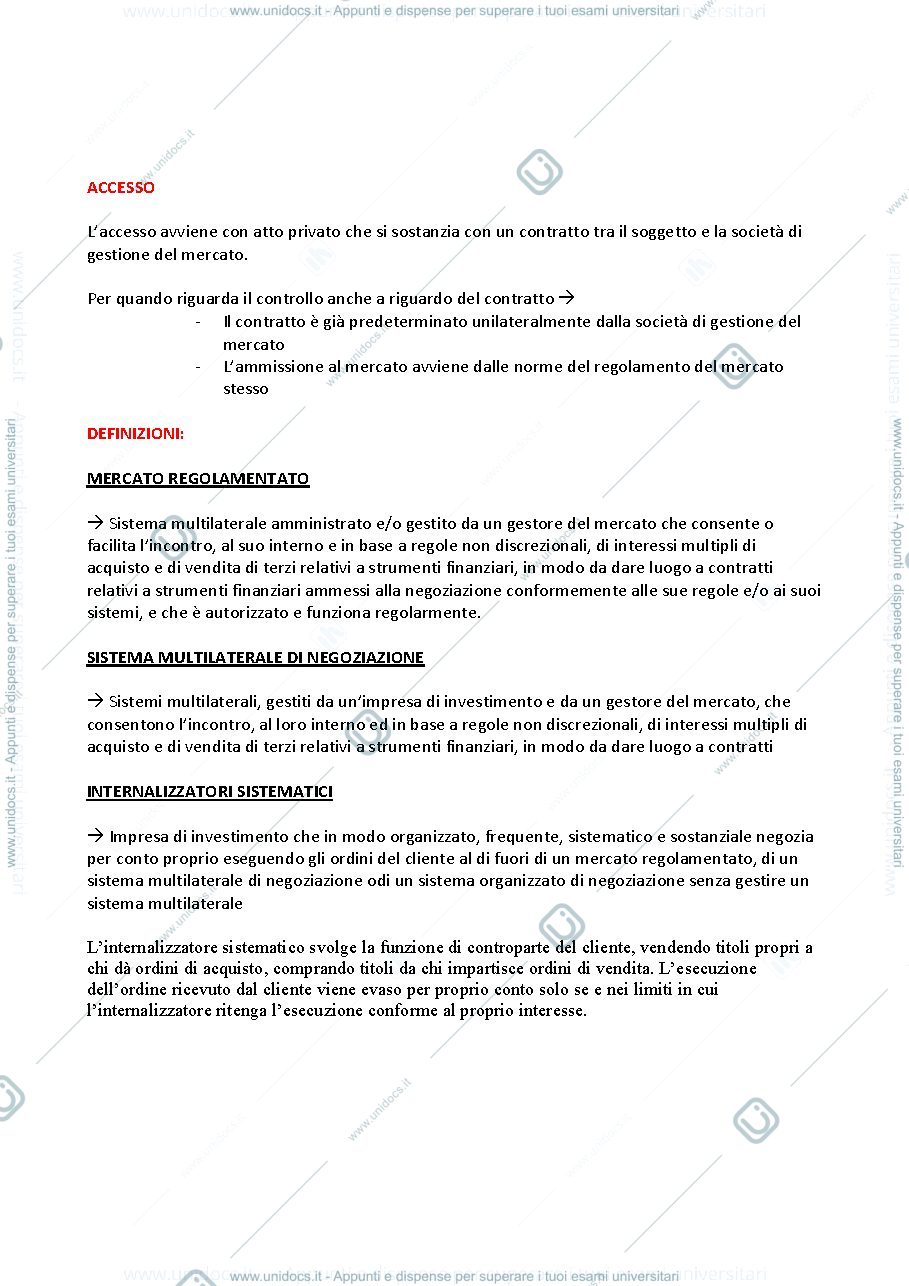 Anteprima pagina 2 — Diritto dei mercati finanziari