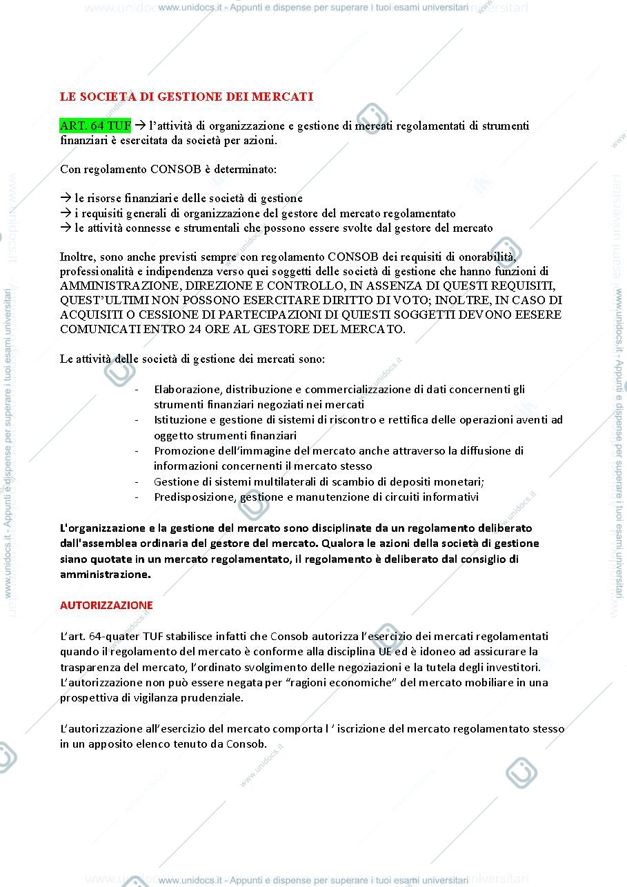 Anteprima pagina 3 — Diritto dei mercati finanziari