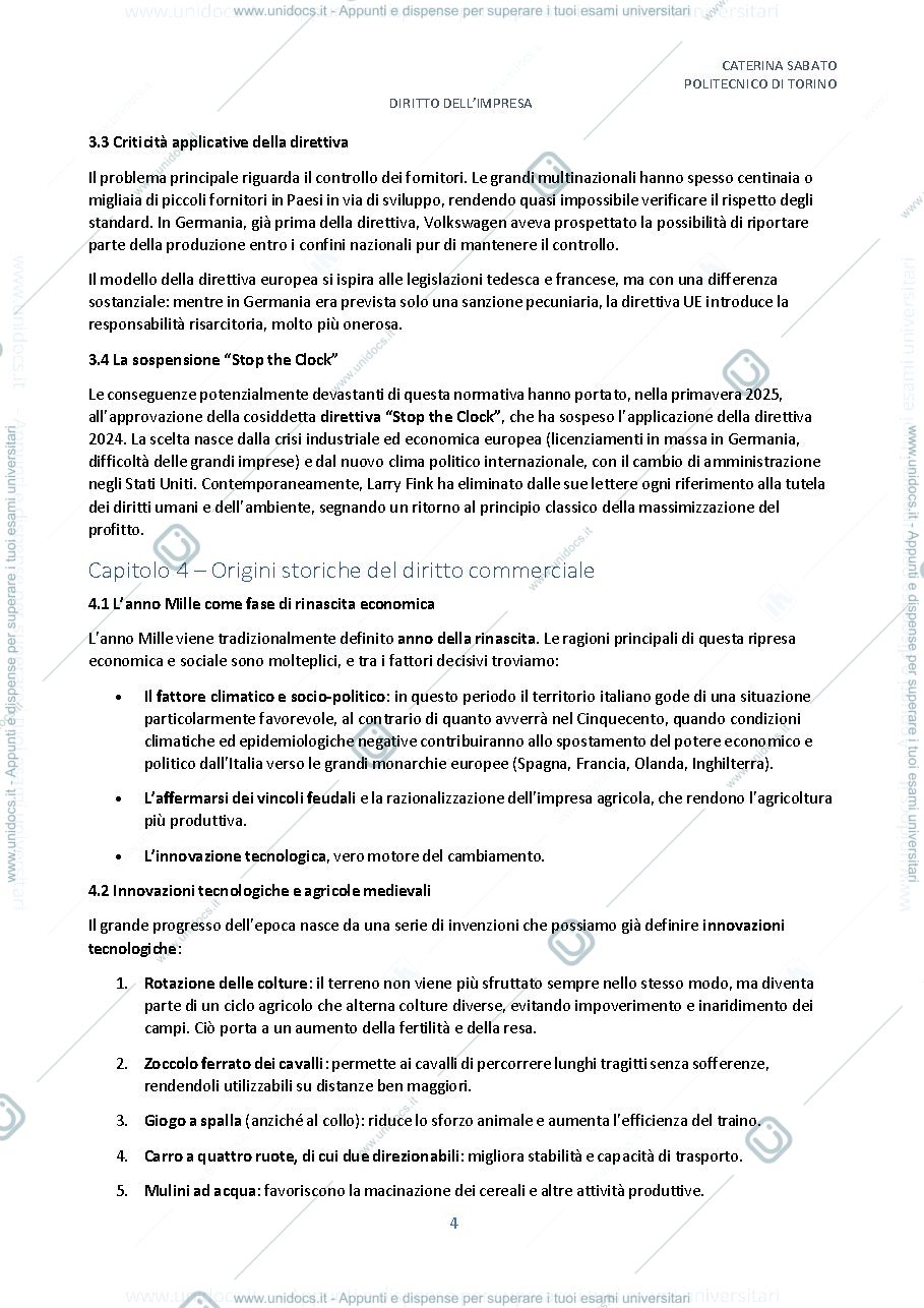 Anteprima pagina 4 — appunti diritto dell'impresa