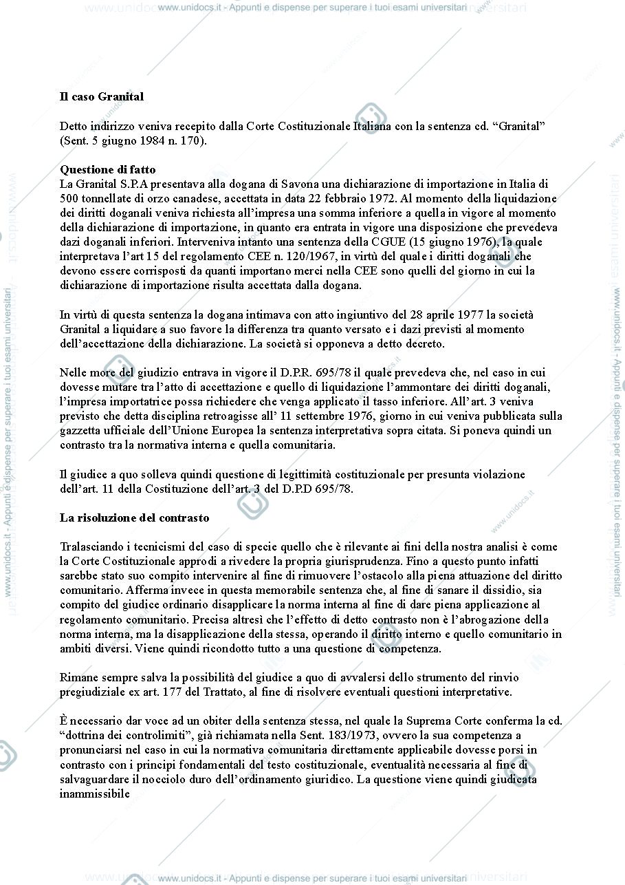 Anteprima pagina 3 — Riassunti sentenze 