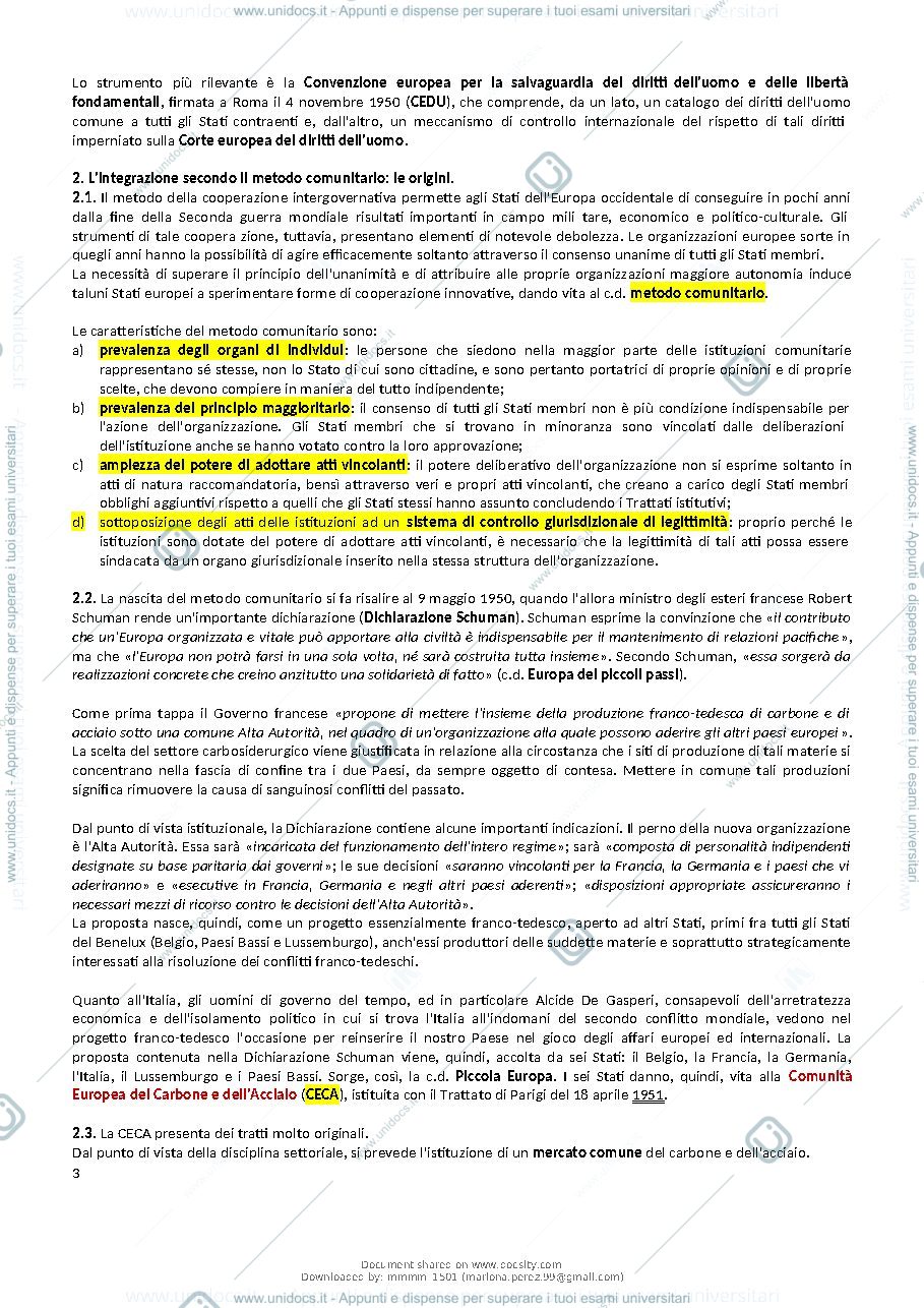 Anteprima pagina 4 — DIRITTO DELL'UNIONE EUROPEA 