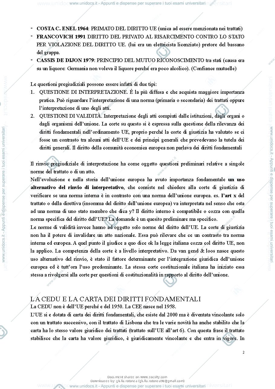 Anteprima pagina 3 — Elementi di diritto dell'unione europea draetta bestagno santini