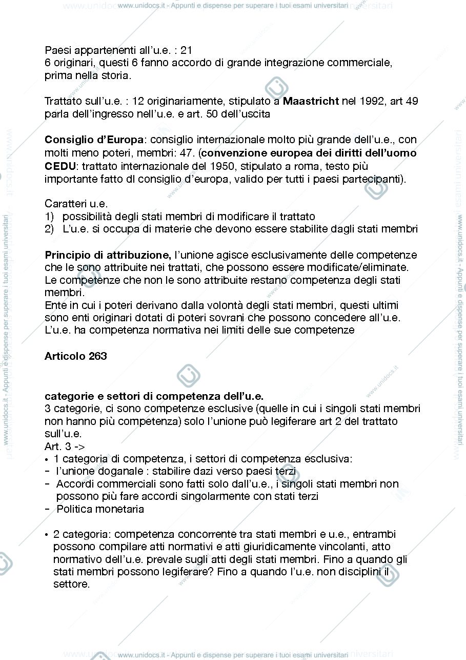 Anteprima pagina 2 — diritto dell'unione europea 