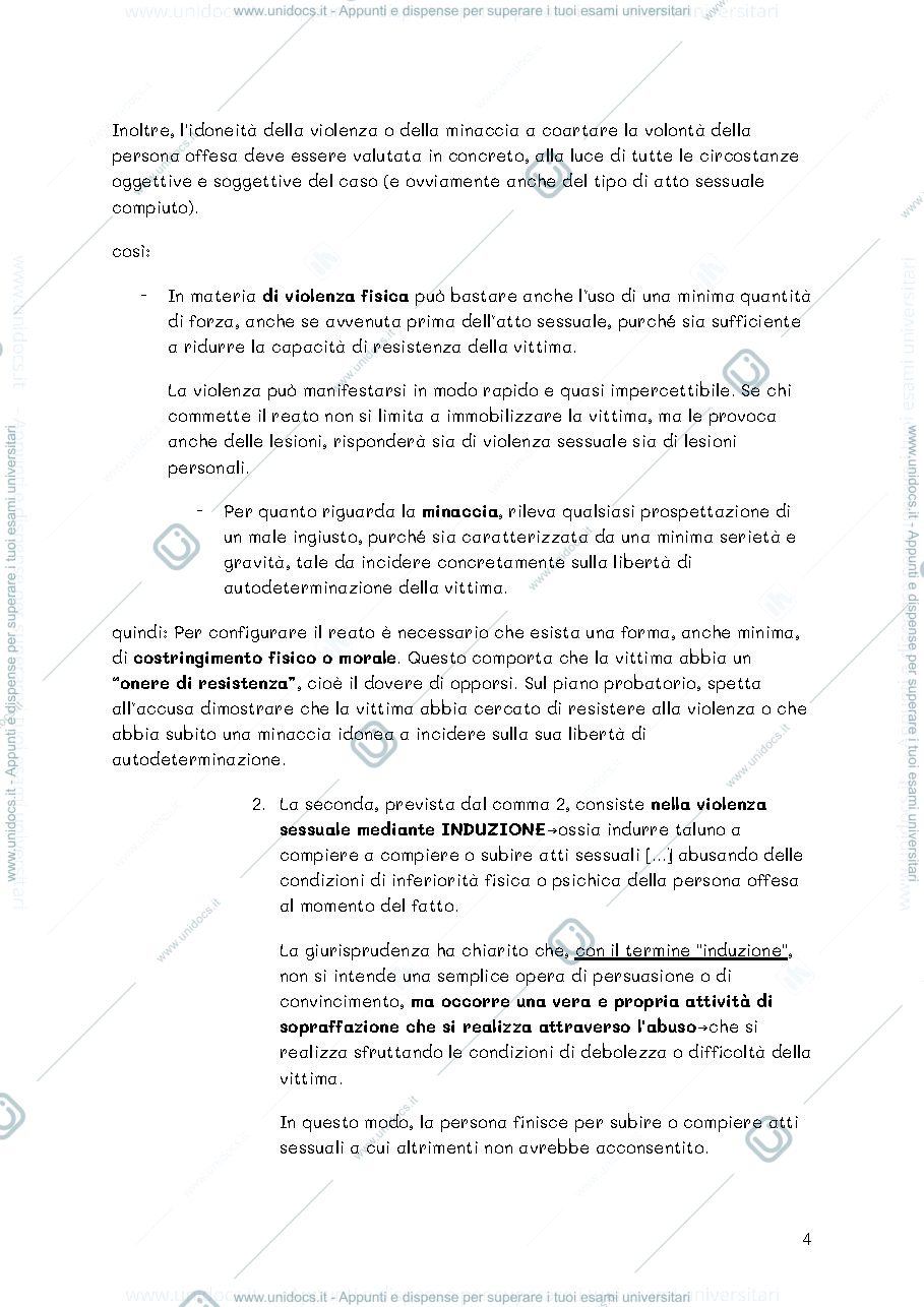 Anteprima pagina 4 — i SINGOLI REATI