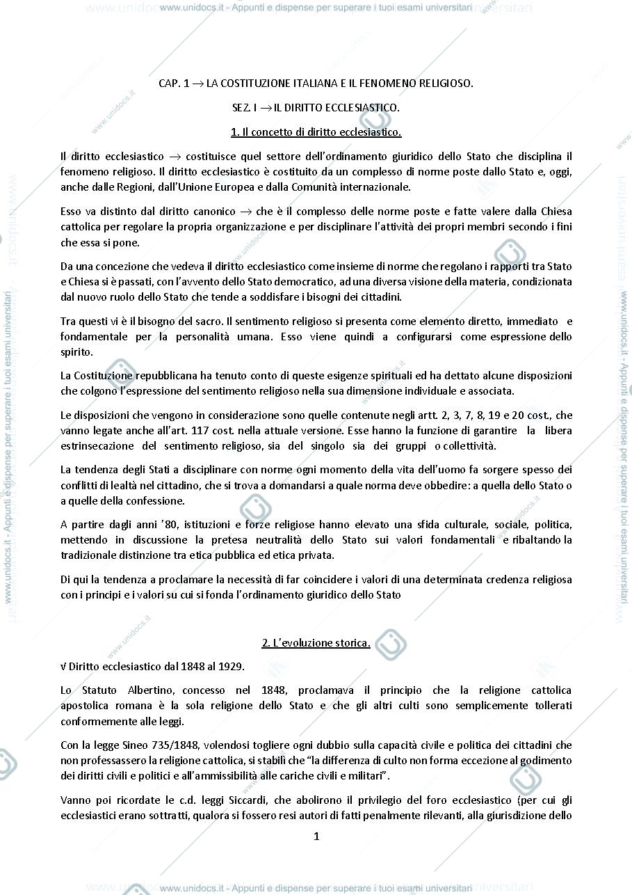Anteprima pagina 1 — manuale breve diritto ecclesiastico