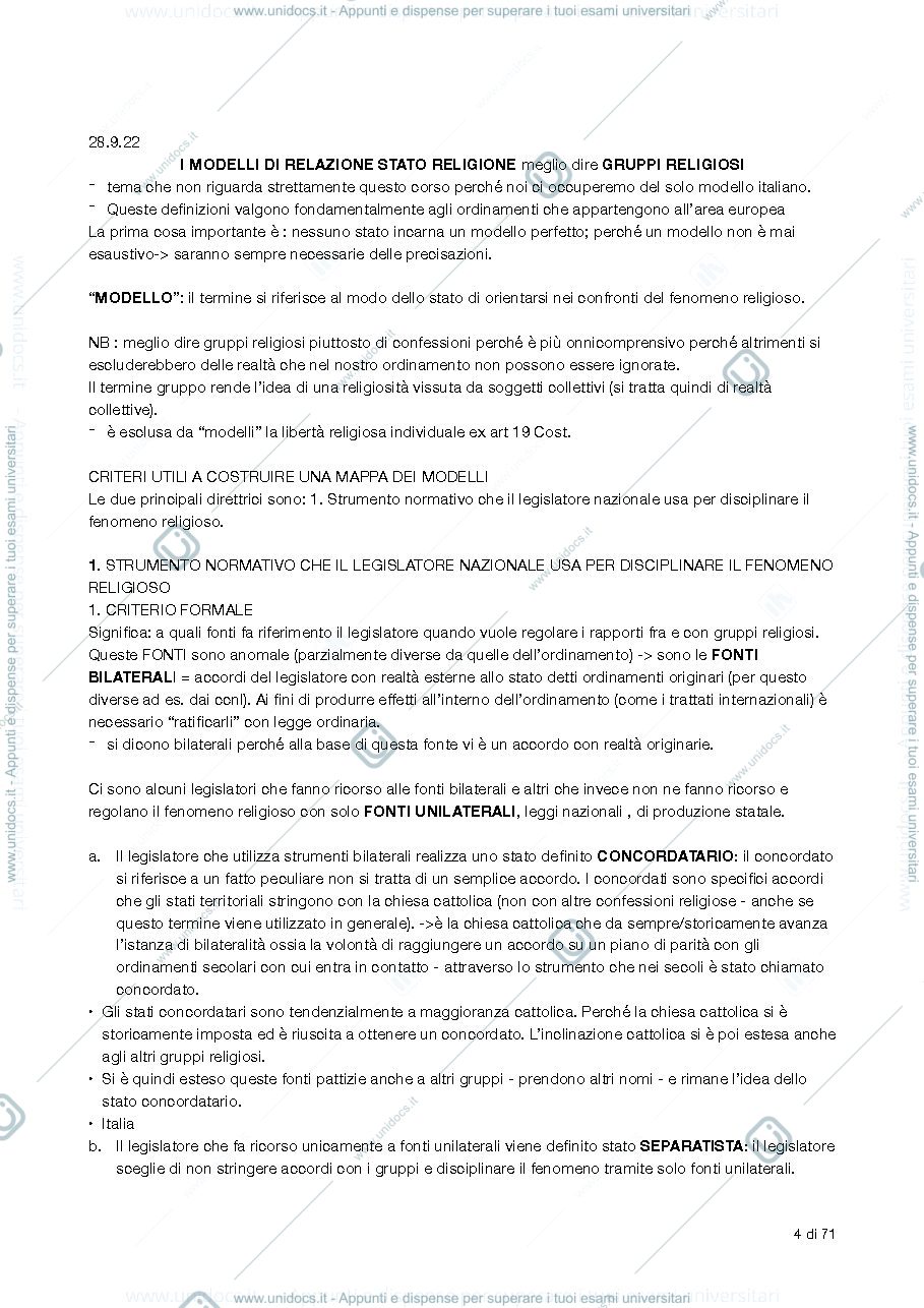 Anteprima pagina 4 — Dispensa diritto ecclesiastico
