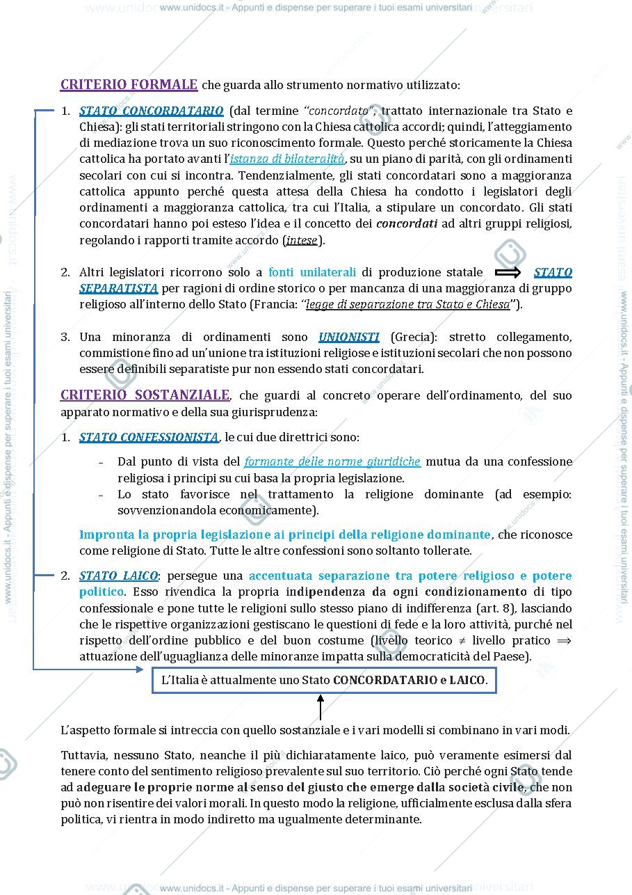 Anteprima pagina 2 — appunti in preparazione esame