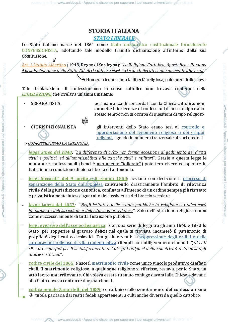 Anteprima pagina 3 — appunti in preparazione esame