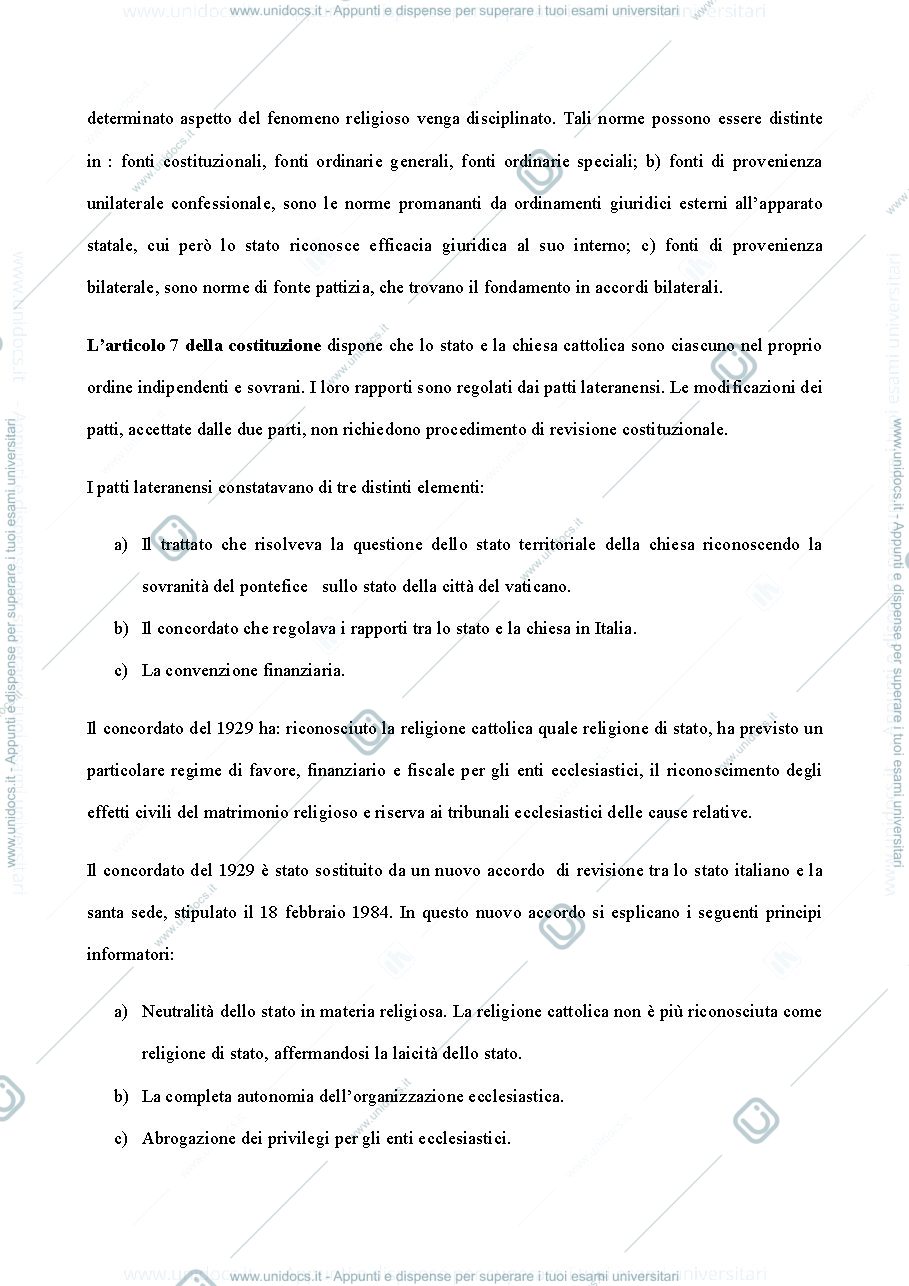 Anteprima pagina 3 — diritto ecclesiastico